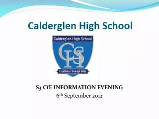 Calderglen High School
