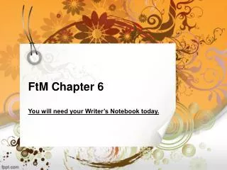 FtM Chapter 6