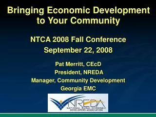 Bringing Economic Development to Your Community