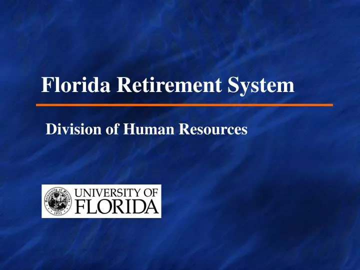 florida retirement system