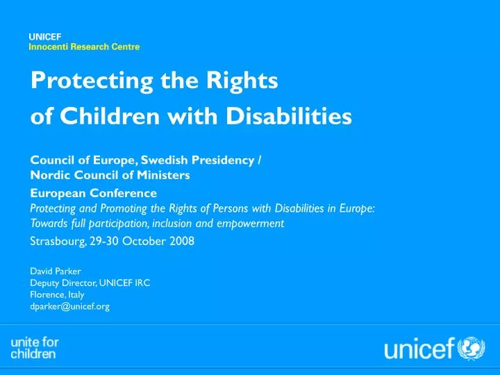 protecting the rights of children with disabilities
