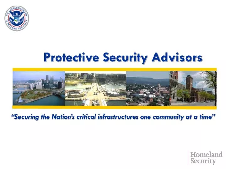 protective security advisors