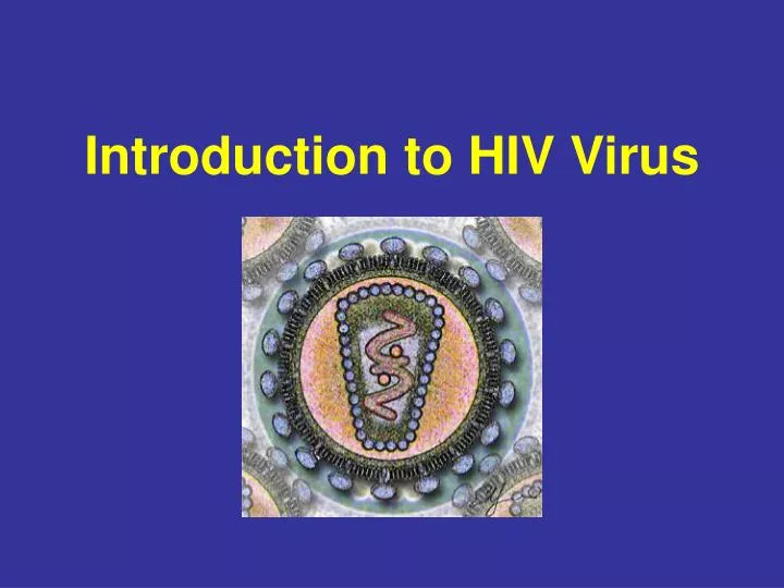 introduction to hiv virus