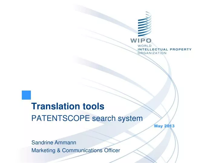 translation tools patentscope search system