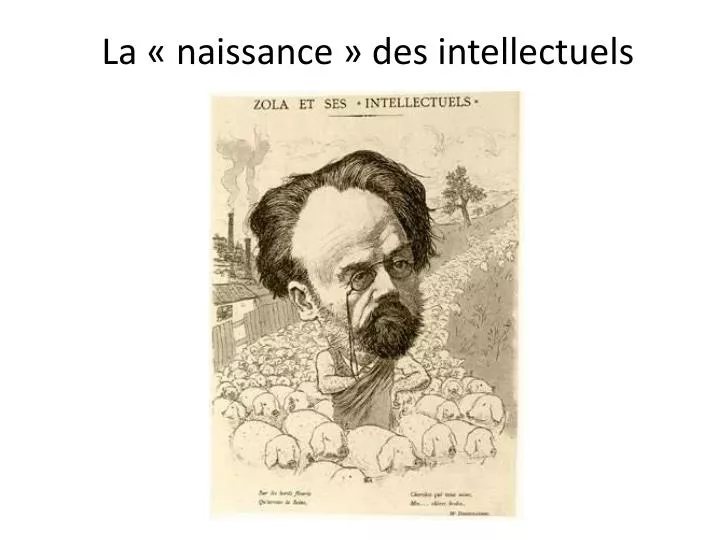 la naissance des intellectuels