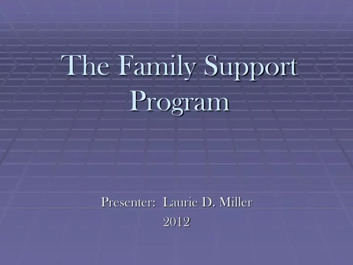 the family support program