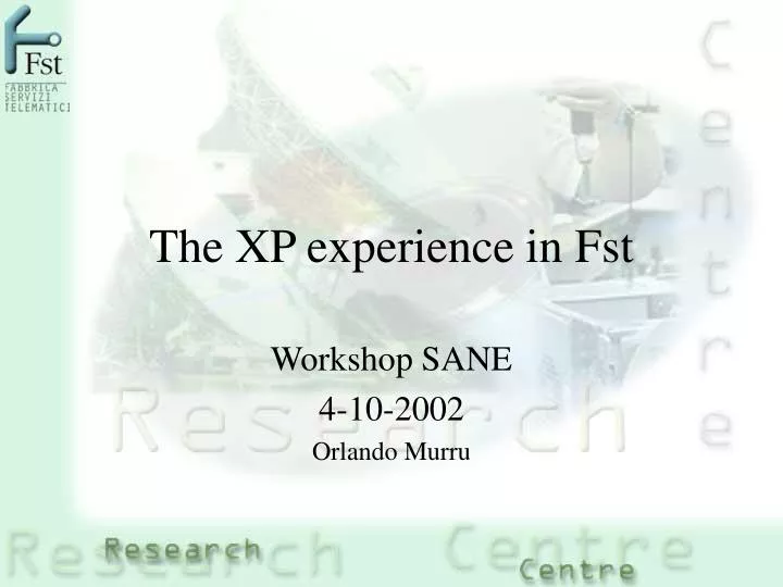 the xp experience in fst