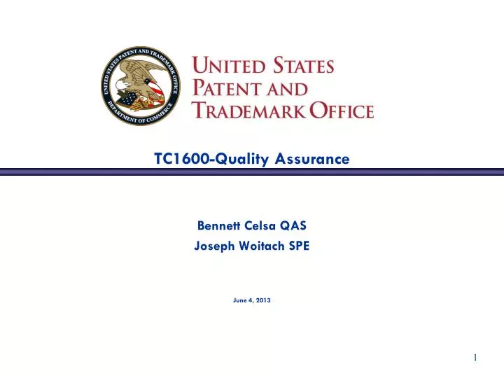 tc1600 quality assurance