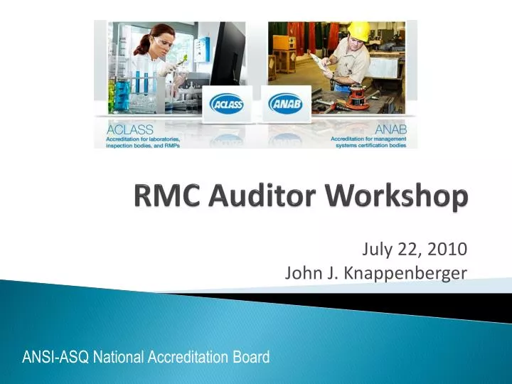 rmc auditor workshop