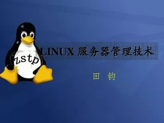 LINUX 服务器管理技术