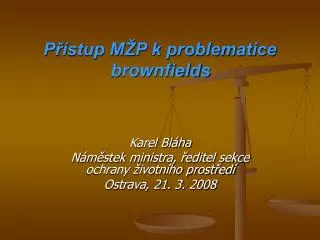 p stup m p k problematice brownfields