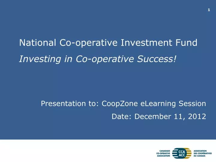 national co operative investment fund investing in co operative success