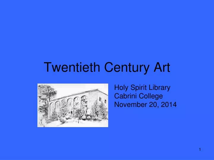 twentieth century art