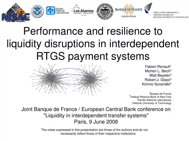 performance and resilience to liquidity disruptions in interdependent rtgs payment systems