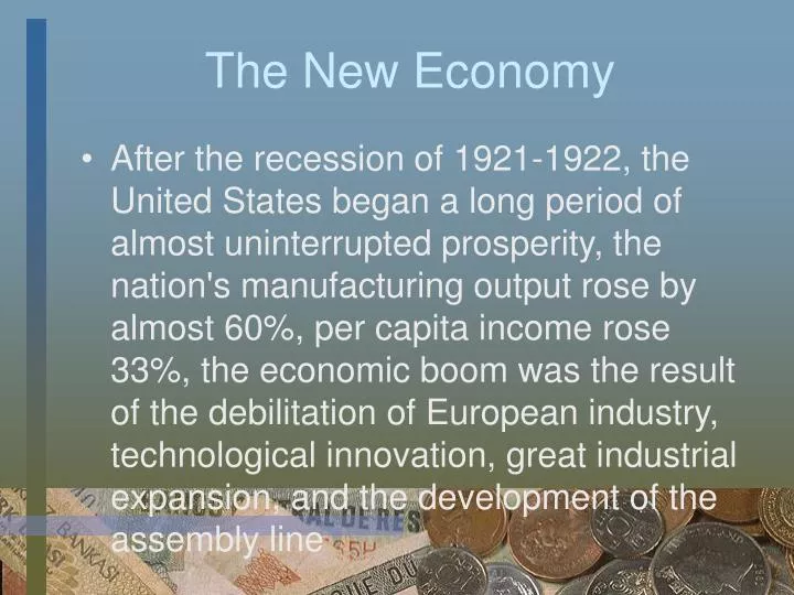 the new economy