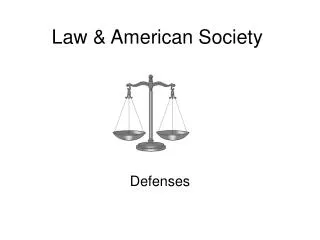 Law &amp; American Society
