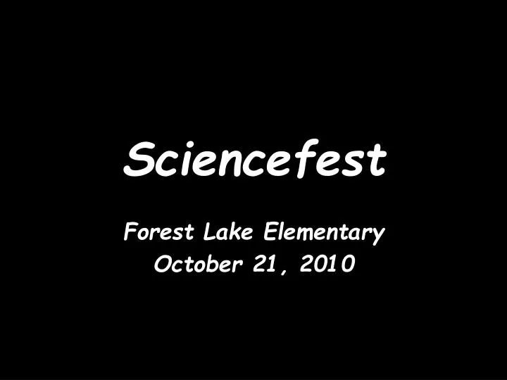 sciencefest