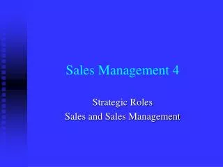 Sales Management 4
