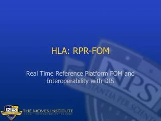 HLA: RPR-FOM