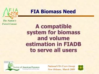 FIA Biomass Need
