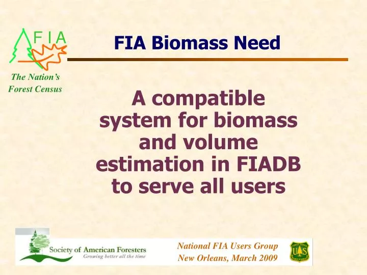 fia biomass need