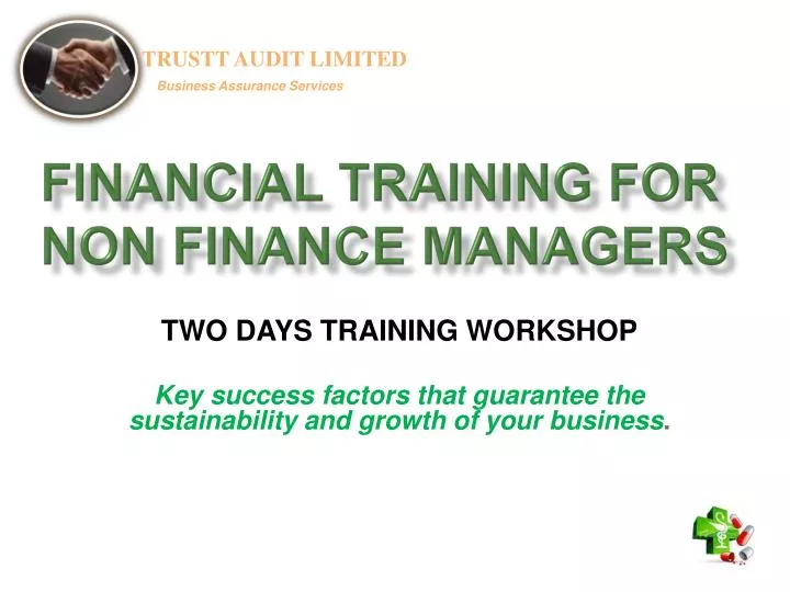 financial training for non finance managers