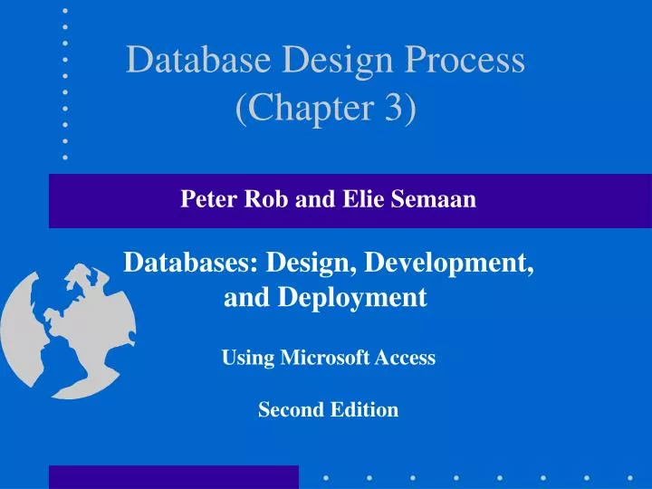 database design process chapter 3