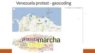 Venezuela protest - geocoding