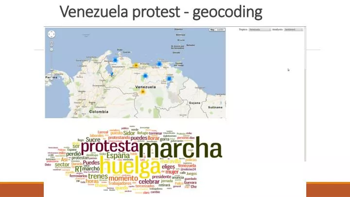 venezuela protest geocoding