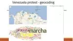 Venezuela protest - geocoding - slide 1