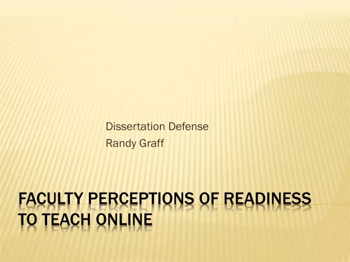 dissertation defense randy graff