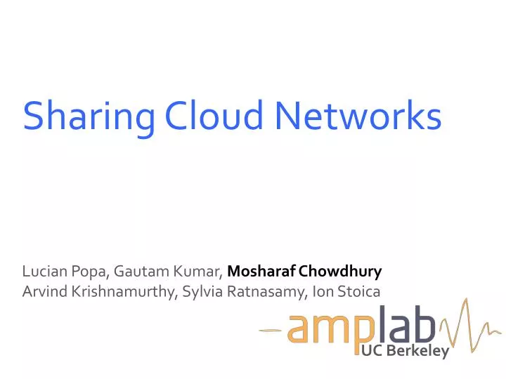 sharing cloud networks