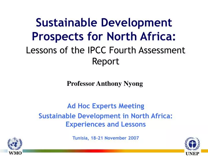 sustainable development prospects for north africa