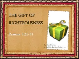 The Gift of Righteousness