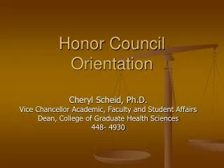 Honor Council Orientation