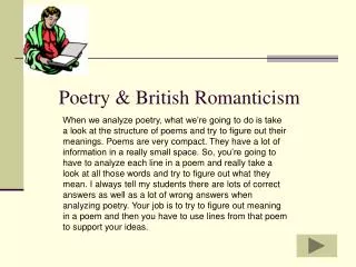 Poetry &amp; British Romanticism