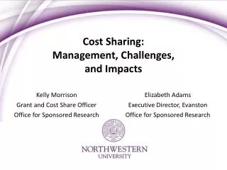 Cost Sharing: Management, Challenges, and Impacts
