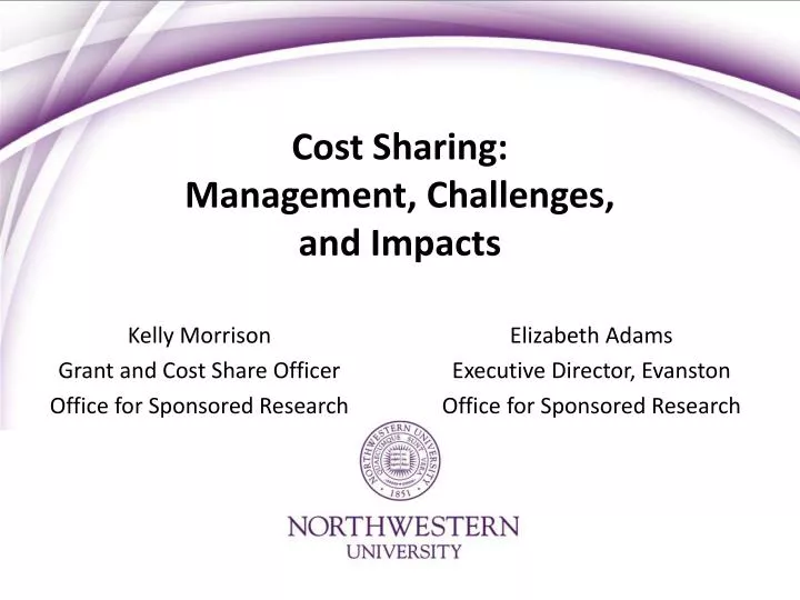 cost sharing management challenges and impacts