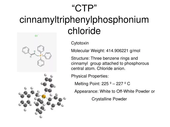 ctp cinnamyltriphenylphosphonium chloride