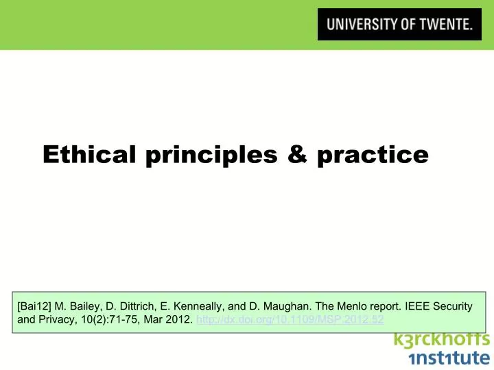 ethical principles practice