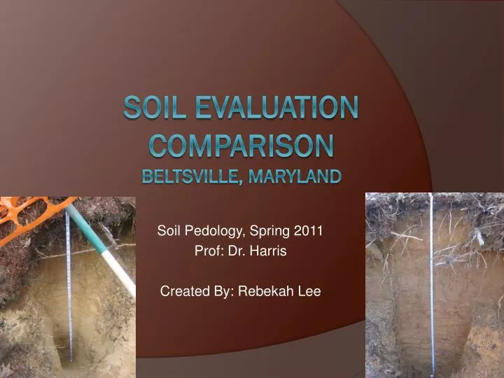 soil pedology spring 2011 prof dr harris created by rebekah lee