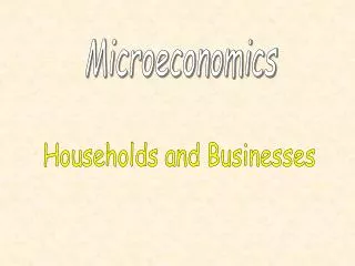 Microeconomics