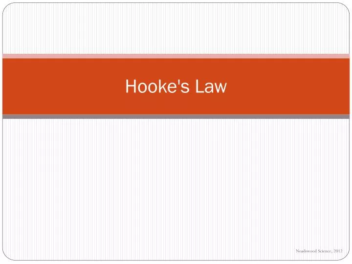 hooke s law