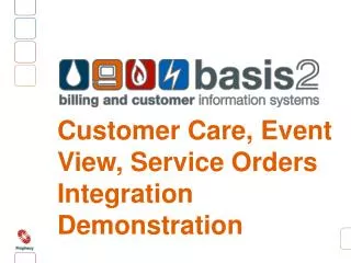 Customer Care, Event View, Service Orders Integration Demonstration