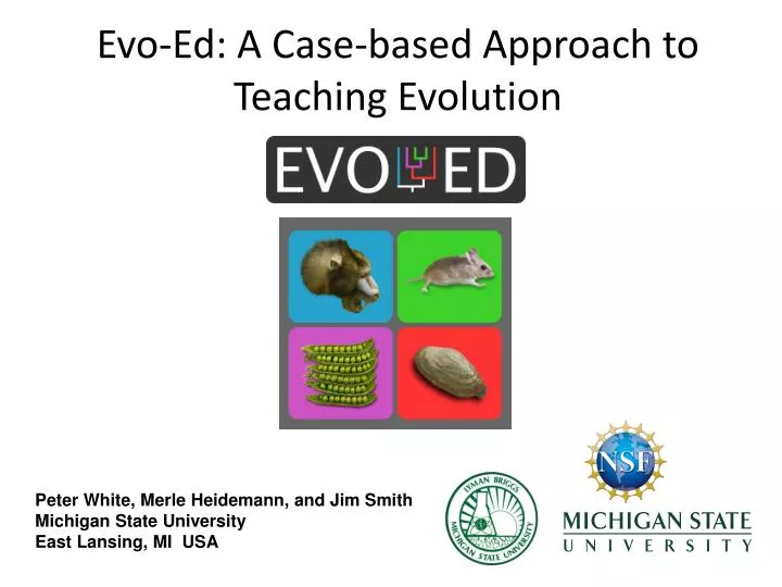 evo ed a case based approach to teaching evolution