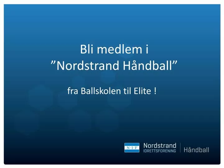 bli medlem i nordstrand h ndball