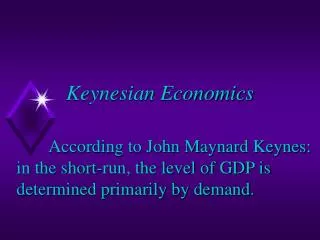 Keynesian Economics