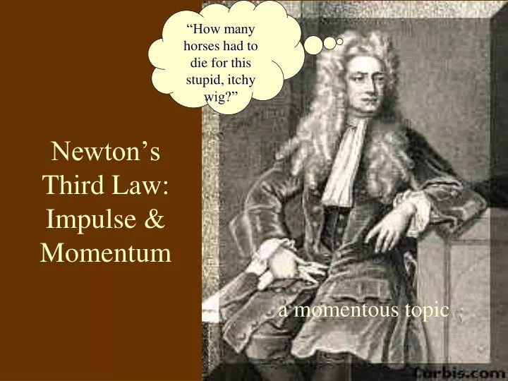 newton s third law impulse momentum