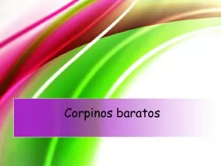 corpinos baratos
