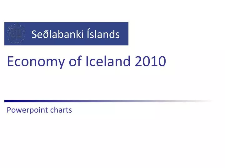 economy of iceland 2010